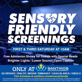 [Image] Promotional Poster for Sensory Friendly Movies